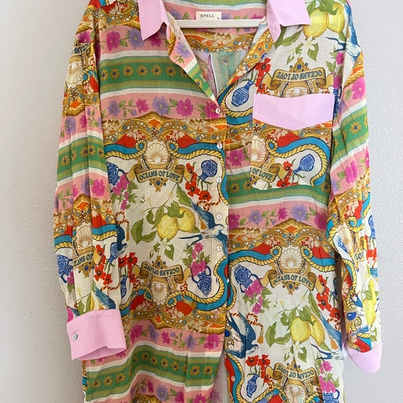 BNWT SPELL MADDELENA SHIRT - Picture 7 of 9